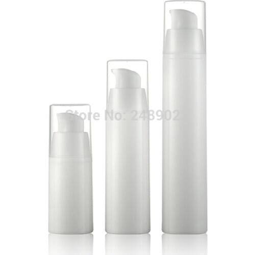 10pcs/lot 15ml 30ml 50ml Empty Serum Bottles Vacuum Pump Bottles Lotion Sub-Bottling With PP Cream Airless Bottle