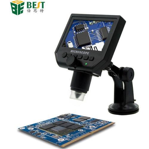 600X Digital Mini Microscope 4.3" LCD USB Video Camera Recorder HD 3.6 Mega Pixel mobile phone repair magnifier with suction cup