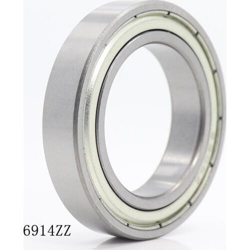 6914ZZ ABEC-1 (2PCS) 70x100x16MM Metric Thin Section Bearings 61914ZZ 6914ZZ