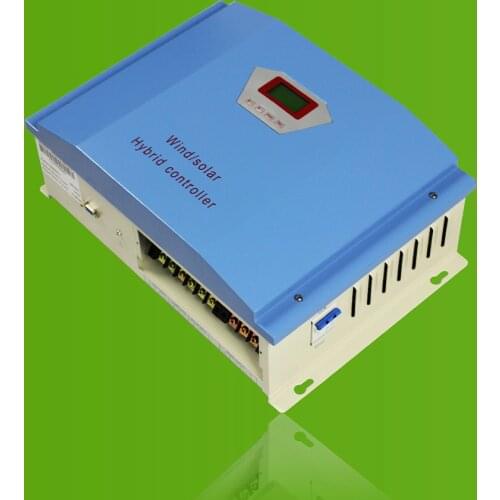 Hybrid Wind Solar PWM Controller With Dumpload 5000w 220 V Input Voltage LCD Display For Windmill And PV Panels High Efficiency