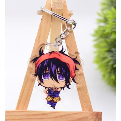 JoJos Bizarre Adventure Keychain Hot Anime Keyring WL0473