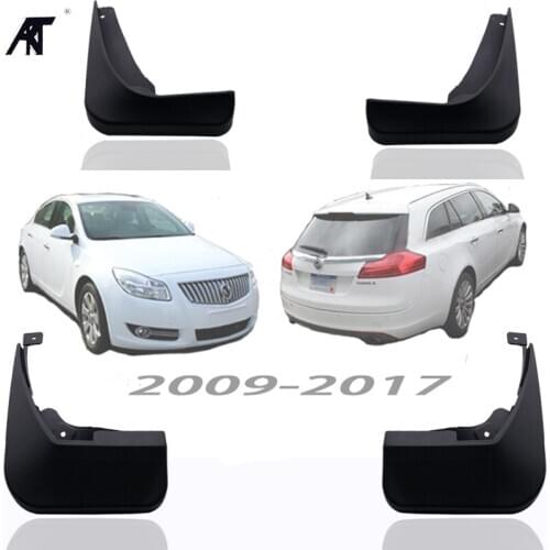 Set Molded Mud Flaps For Buick Regal 2011-2017 Mudflaps Splash Guards Front Rear Mud Flap Mudguards 2012 2013 2014 2015 2016