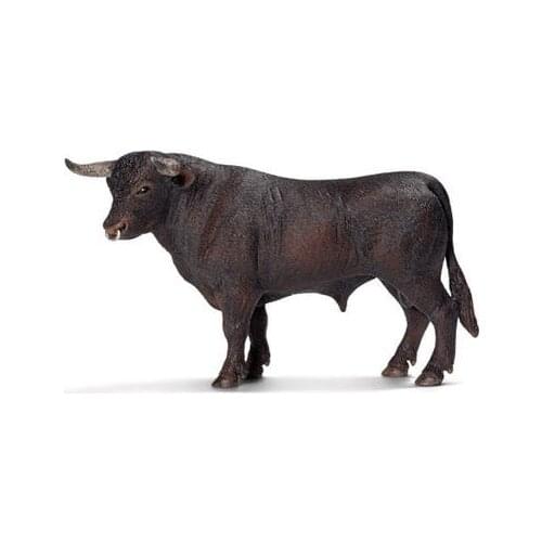 Original genuine farm animal model bull figures collectible figurine kids educational toys children