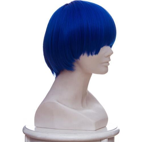 Land of the Lustrous Cosplay Wigs Houseki no Kuni Lapis lazuli Wig Heat Resistant Synthetic Hair Cosplay Wig + Wig Cap