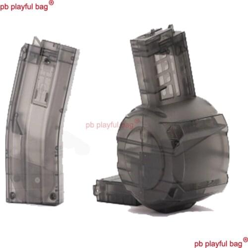 PB Playful bag Outdoor sports CS sniper electric water pistol M4 special shark mouth drum and cartridge clip D11