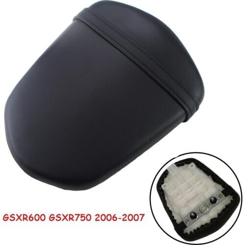 Motorcycle Rear Passenger Cushion Pillion Seat Pad For Suzuki GSXR600 GSXR750 K6 K7 GSXR600/750 2006-2007