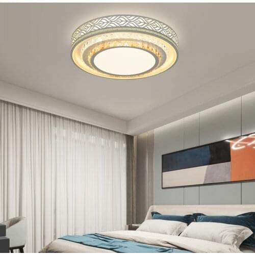 Moderno levou lustre para sala de estar quarto cozinha lâmpada interior branco quadrado brilho teto decoração luminárias fazer