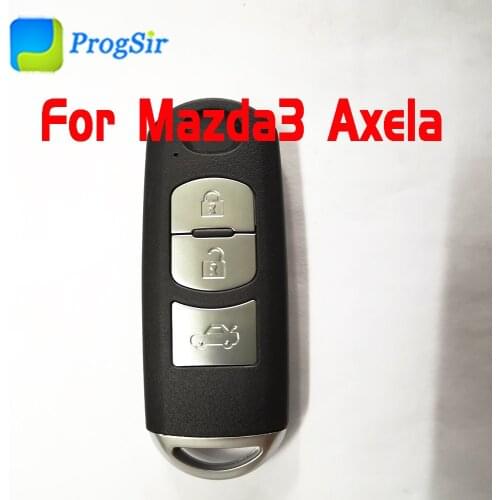 3 Button 434MHz For Mazda 3 Axela CX-3 CX-5 Proximity Keyless Go Remote Control Key With Smart Card HITAG Pro ID49 Chip