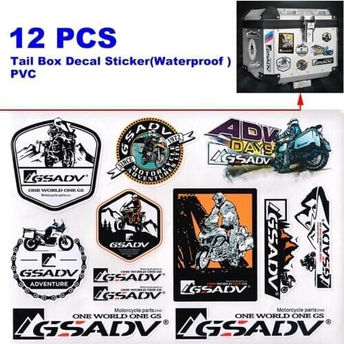 R 1200 1250 GS ADV Tail Aluminum Rear Box Stickers Decals Protector For BMW R1200GS R1250GS F700GS F800GS F850GS ADV Adventure