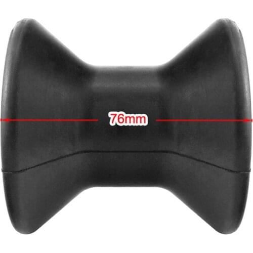 Bow Roller Assembly Black- Replacement Parts Accessories for Boat Yacht Trailer