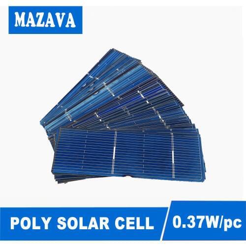 50PCS/LOT Solar Panel DIY Charger Solar Cells Polycrystalline LED lamp Silicon Battery charge light 78*26mm 0.5V 0.37W