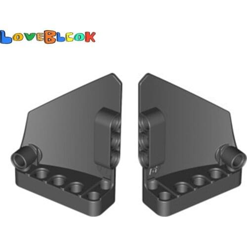 Technical Panel 14# 13# Building Blocks Assembles MOC Parts DIY Toys Gift Creative Eduaction 64394+64680 For Kid 5 Pair/Lot