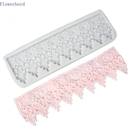 European-style Series Lace Pattern Cake Surrounding Chocolate Mold Fondant Cake Silicone Mold Cake Decorating Tools Pastry Tools