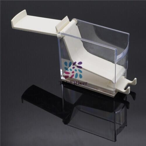 2/Pcs Dentist Cotton Roll Dispenser Holder Organizer Dental Tools Equipment White