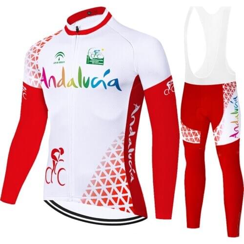 2021 andalucia team bike clothing men summer spring quick dry cycling jersey 2020 20D gel tricota ciclismo hombre