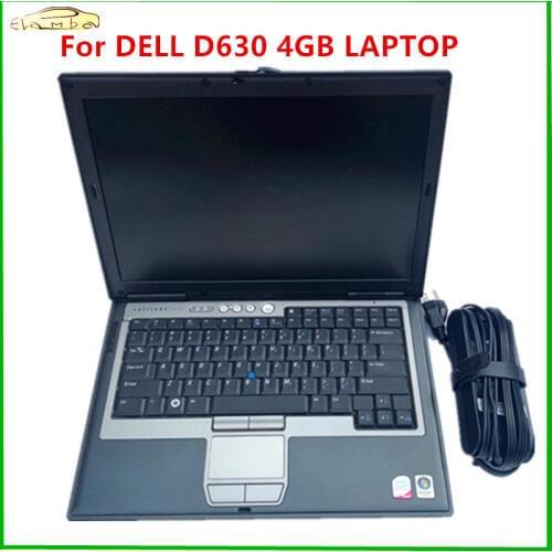 2020 hot Diagnostic Laptop For Dell D630 4GB Professional For Dell D630 can work for alldata software mb sd c4 for bmw icom a2 b