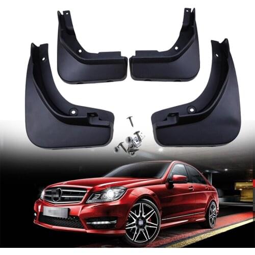 4 Pcs Car Mud Flaps Mudguard Auto MudFlaps Fender For Mercedes Benz E Class 2017 Mud Splash Guard Protection Replacement Parts