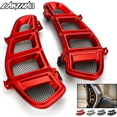 Motorcycle Radiator Guard Side Cover Protector Net CNC Aluminum Accessories for Piaggio Vespa GTS 250 300 2013 - 2018 2019 2020