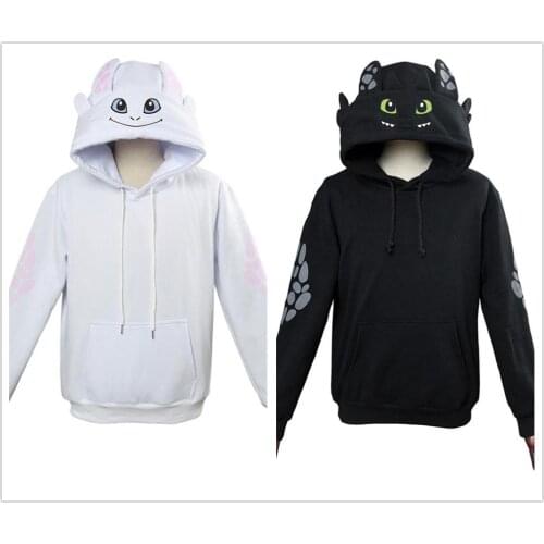 Fast delivery Toothless How to Train Your 3 Jacket Zip Up Hoodie Kids Children Christmas gift for girl boy sportswear