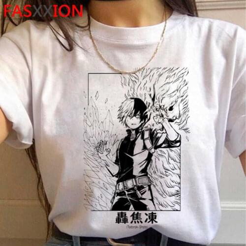 My Hero Academia Bakugou Boku No Hero Academia Todoroki clothes men kawaii japanese tumblr t shirt summer top harajuku kawaii