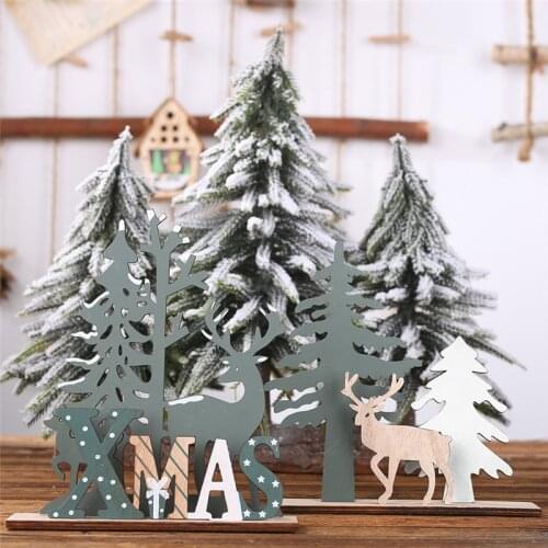 HOUHOM Wooden Christmas Decorations