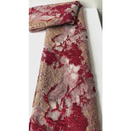 Good Looking Flowers African Tulle Lace French Net Fabric JRB-210222 French Lace Fabric for Nice Dress