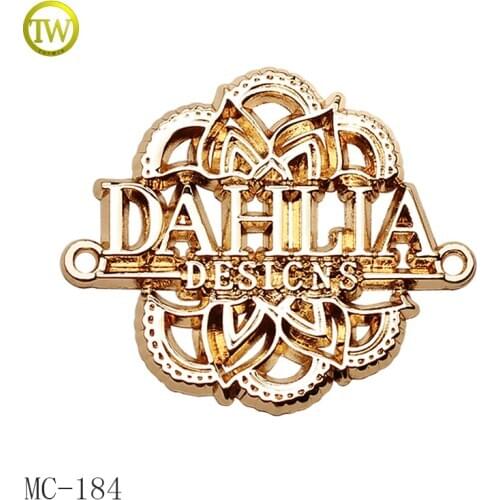 Casting Technique and Letters Theme metal tags for clothing