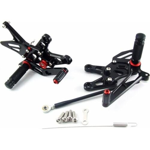 CNC Motorcycle Foot Pegs Rest Rearset Rear Set Footrest For KAWASAKI ZX10R 2006 2007