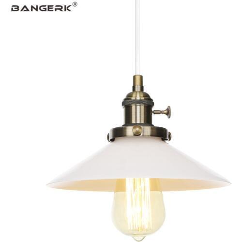 Industrial Adjust Pendant Lamps LED Edison Glass Lights Switch Loft Decor Retro Hanging Light Iron Dining Room Indoor Lighting