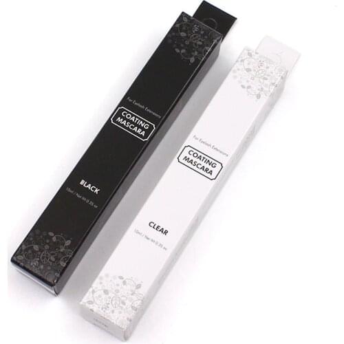 1 Bottle Clear/Black 10ml Lash Extension Coating Mascara Eyelash Extensions Black Coat Sealer Protective Longer Lash Lifting