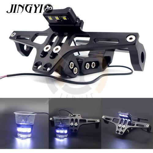 2019 New Adjustable Motorcycle Pit Sport Bike License Plate Bracket For bmw r nine t support de plaque moto universel