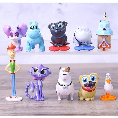 Puppy Dog Pals Bingo Rolly PVC Figures Kids Toys Gifts 10pcs/set