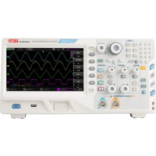 UNI-T UPO3102CS 2.5GS/s 2CH USB Device High Configuration Accuracy Industrial Lab Test Osiloscopio 100MHz Digital Oscilloscope