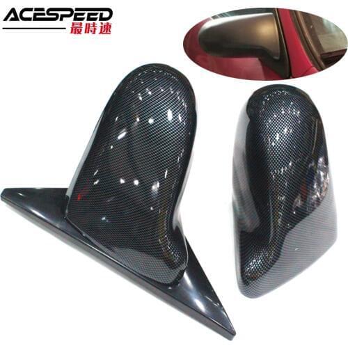 Rear View Side View Mirror Assembly Fit For Honda Civic Eg EK Carbon fiber Look 4 Doors