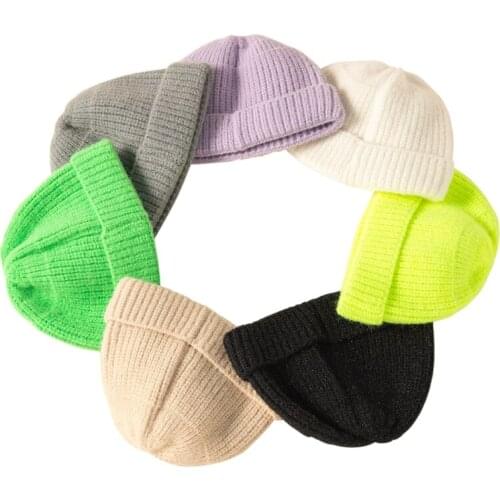 Parent-child Winter Windproof Ear Protection baby Hat Solid Color Warm