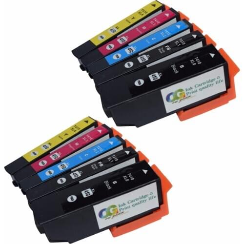 10 Pack Compatible Ink Cartridge Replacement for Epson 410XL 410 XL T410XL020 for Epson Expression XP-830 XP-630 XP-530 XP-635