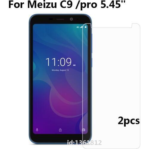 2PCS Meizu C9 Tempered Glass 9H High Quality Protective Film Explosion-proof Screen Protector For Meizu C9