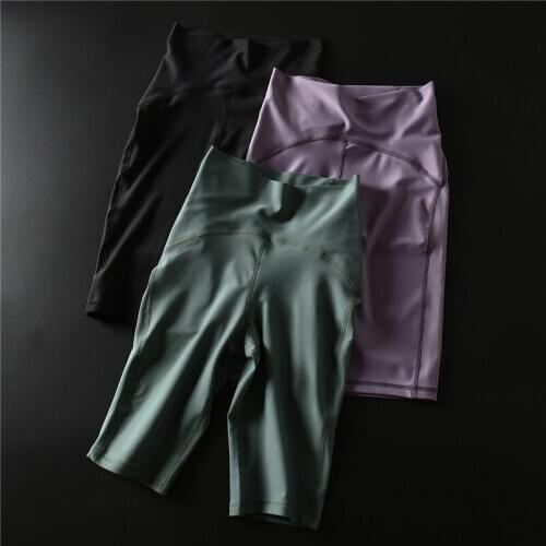 2020 High Waist Women Sport Running shorts Workout Leggings Fitness Shorts GYM Running Yoga Athletic Short deportivas para mujer