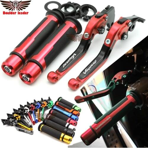 For Honda XL1000 Varadero ABS 1999-2013 Motorcycle Adjustable Folding Brake Clutch Levers Handlebar Hand Grips