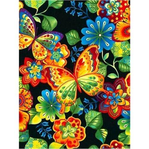 Butterfly diamond painting daisy flower rhinestone embroidery bird mosaic sticker decor diamond dot tapestry posters wall paper