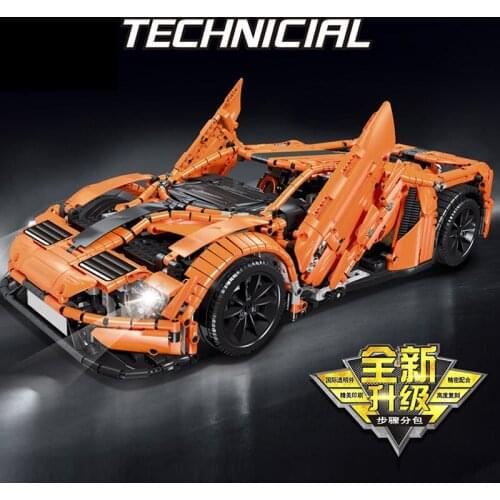 DHL 23013 3038Pcs Car Toys The MOC Fords GT Race Car Mode 10792 Building Blocks Bricks Kids Christmas Boys Gift 20001