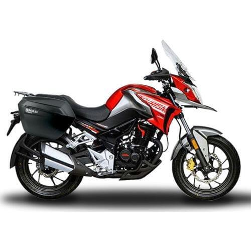 For HONDA CB190X CB 190 X SHAD SH23 Side Boxs+Rack Set Motorcycle Luggage Case Saddle Bags Bracket Carrier System