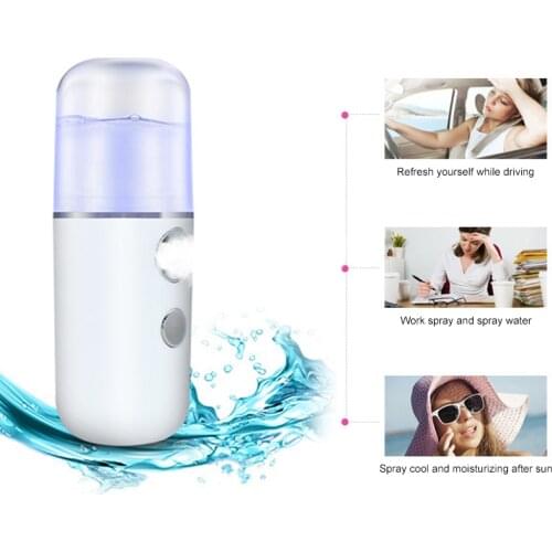 Women Facial Sprayer USB Nano Face Steamer Mini Nebulizer Face Moisturizer Humidifier Beauty Care Hydrating Skin Care Accessorie