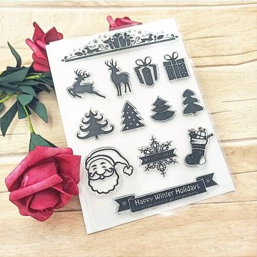Hot selling gift box transparent clear stamp / silicone seal roller stamp DIY scrapbook album / card production