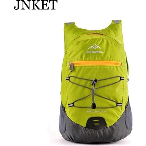 JNKET Portable Folding Backpack Men and Womens Hiking Camping Shoulders Bag Waterproof Sports Rucksack Outdoor Travel Packsack