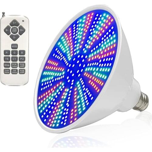 Pool Light Bulb 120V 40W RGB Color Changing LED Pool Light For Inground Pool Replacement For Pentair And Hayward Fixture