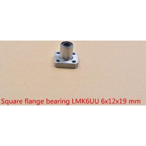 LMK6UU LMF6UU LMH6UU 6mmx12mmx19mm round flange linear ball bearing bushing for rod shaft cnc part