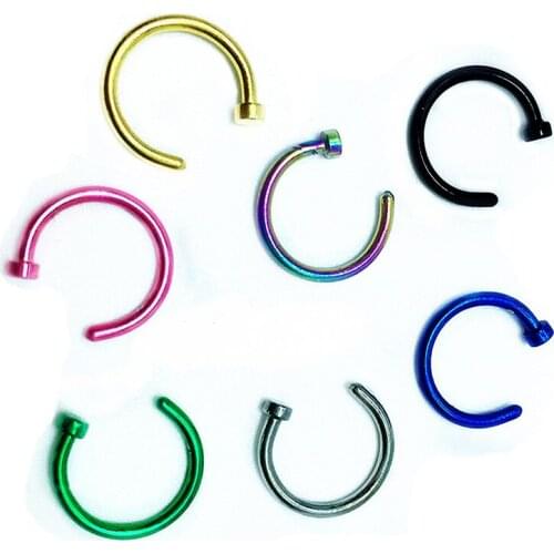 Perforated Jewelry Stainless Steel Hypoallergenic Fake Fashion Nose Stud Female Body Latest Gift Accessories Wholesale Gifts2019