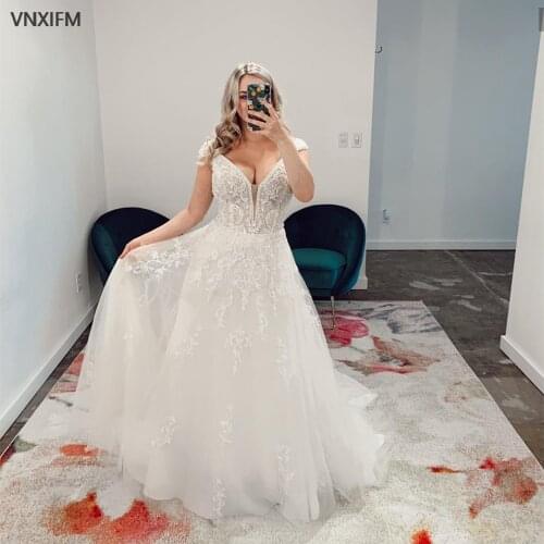 VNXIFM Lace Wedding Dresses