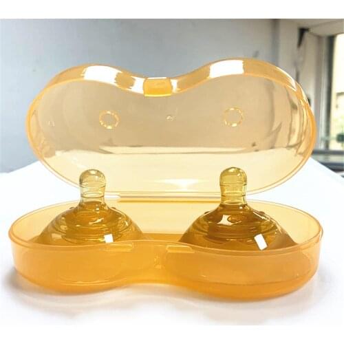 2pcs Silicone Nipple Protectors Breast Milk Feeding Mothers Nipple Shields Protection Cover Breastfeeding Milk Extractor Nipple